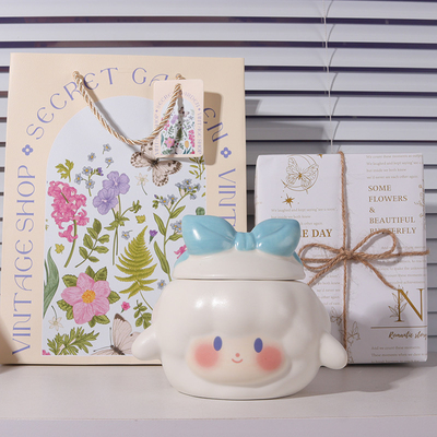 Ceramic Mug with Lid Surprise Your Best Friend on Her Birthday