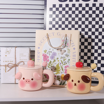 Ceramic Mug with Lid Surprise Your Best Friend on Her Birthday