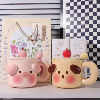 Ceramic Mug with Lid Surprise Your Best Friend on Her Birthday