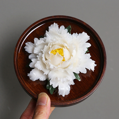 Logo Handmade Peony Ceramic Fragrance Set The Perfect Gift for End Office Products