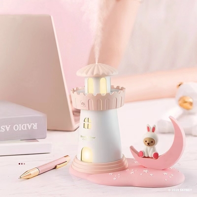 Office Products Teddy Moonshine Castle Desktop Humidifier with Silk Screen Printing