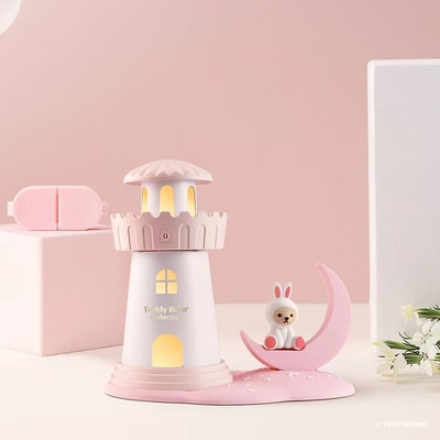 Office Products Teddy Moonshine Castle Desktop Humidifier with Silk Screen Printing