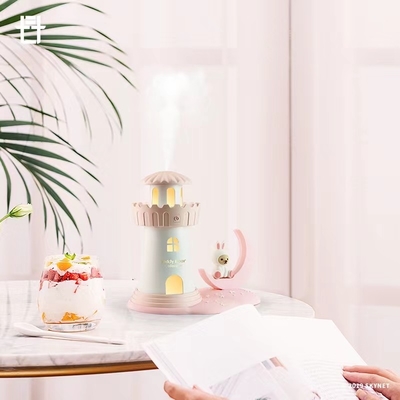 Office Products Teddy Moonshine Castle Desktop Humidifier with Silk Screen Printing