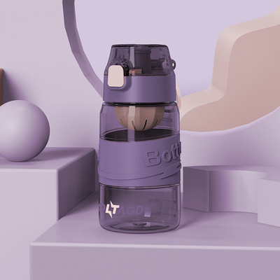 500ml Fitness Water Bottle Portable and Anti-drop Design Great for Company Activities
