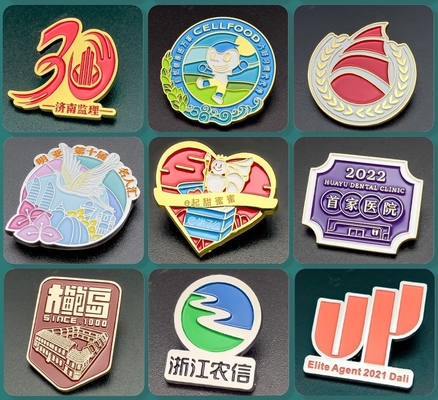 Custom Cartoon Animation Metal Lapel Pin Badge with Soft and Hard Enamel Collection
