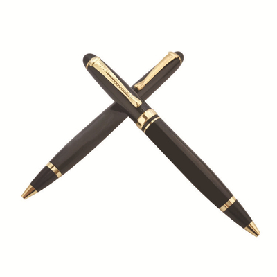 Business Gift Metal Fountain Ink Pen with Custom Logo and 1 Color Graphics Printing