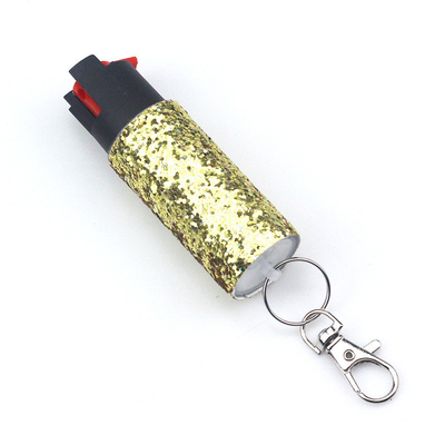Pressing Self-Defense Keychain with Fashionable Sequin Bag Pendant and Coin Holde
