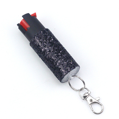 Pressing Self-Defense Keychain with Fashionable Sequin Bag Pendant and Coin Holde
