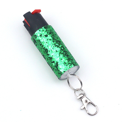 Pressing Self-Defense Keychain with Fashionable Sequin Bag Pendant and Coin Holde