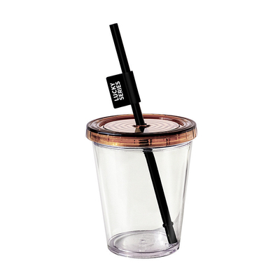 UV Printing Summer Cold Brew Straw Coffee Cup with Lid Convenient and Stylish Handy Cup