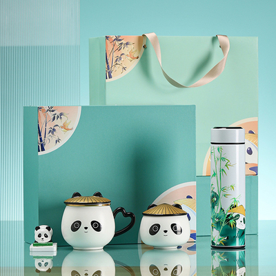 Promote Your Business in Style Chengdu Panda Water Cup Souvenirs for Business Partners