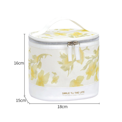 Stylish Presentation Gift Set Large-Capacity Toiletry Bag with Hidden Flower Cylinder