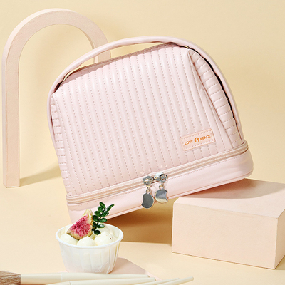 Office Products Dry and Wet Separation Cosmetic Bag in Candy Color for Customized Shape