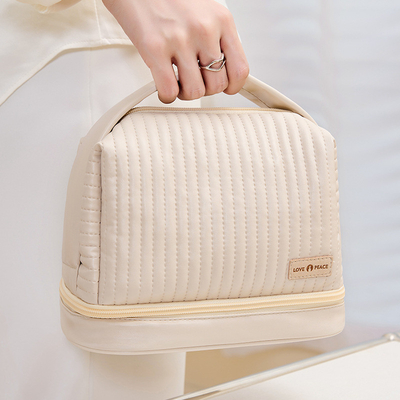 Office Products Dry and Wet Separation Cosmetic Bag in Candy Color for Customized Shape