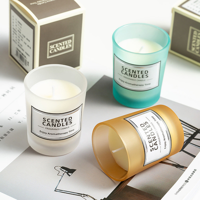 Low-Temperature Soy Wax Glass Cups for Halloween Occasion Home Aromatherapy Candles