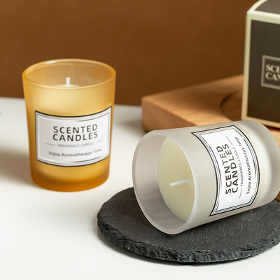 Low-Temperature Soy Wax Glass Cups for Halloween Occasion Home Aromatherapy Candles