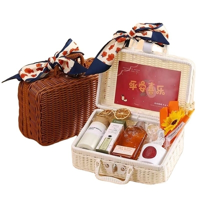 Alumni Relations Practical Wedding Gift for Best Friend Handheld Vine Weaving Basket