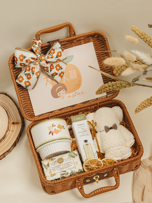 Alumni Relations Practical Wedding Gift for Best Friend Handheld Vine Weaving Basket