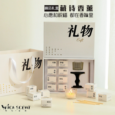 Customized Size Fragrance Tibetan Poetry Art Aromatherapy Set for Emerging Blessing