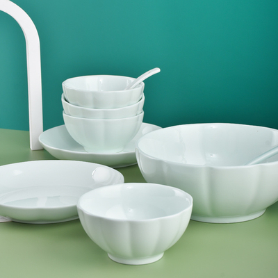 Nordic Minimalist Ceramic Tableware Gift Box Ideal for Graphic Design 1 Color Printing