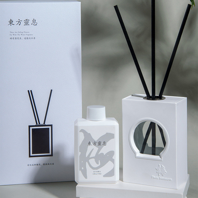 Garden Chinese Window Hollow Series Aromatherapy Set Meilan Bamboo Chrysanthemum Jar
