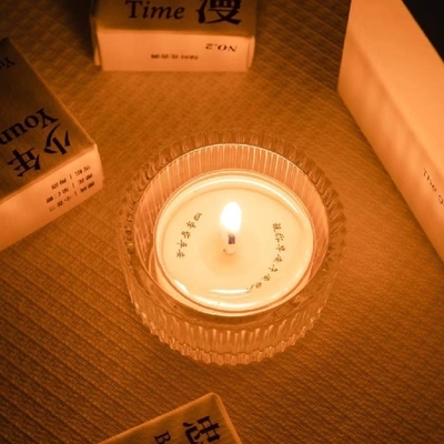 Travel Agency Targeted White Aromatherapy Candle Gift Box Mini Candles Set for Indoor