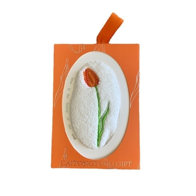 Ins Style Tulip Towel Unique Women's Day Souvenir for Agriculture Enthusiasts on Year