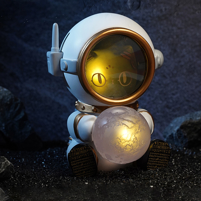 Graduation Cat Astronaut Decoration for Space Meow Atmosphere Light Festival Gift