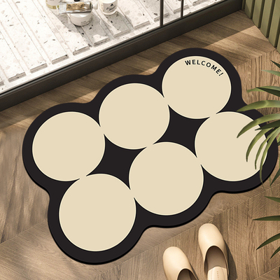 Stylish and Practical French Vintage Bathroom Foot Mats for Back to School / Graduation