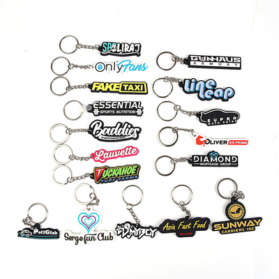 Custom Logo Soft PVC Key Chain for Any Scene Usage Scenarios Promotions