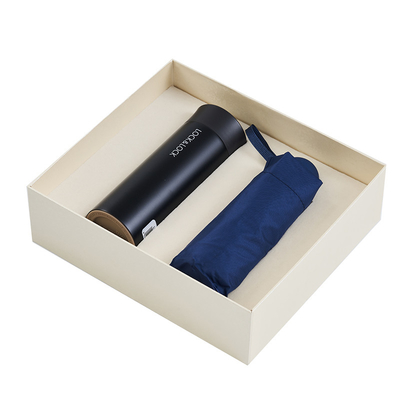 Gifts Lock Enjoy Set D Lock Thermos Cup UV Portable Umbrella with Customised Color
