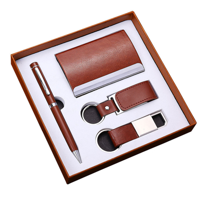 UV Printing Commemorative Souvenir Gift Creative Keychain USB Drive Signature Pen Set