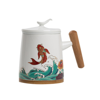 Customized Ceramic Tea Set for Business Companion Gift and Logo Printing