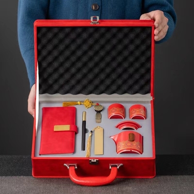 April Fool's Day Ceramic Leather Box Gift Box Creative Business Gifting Solution