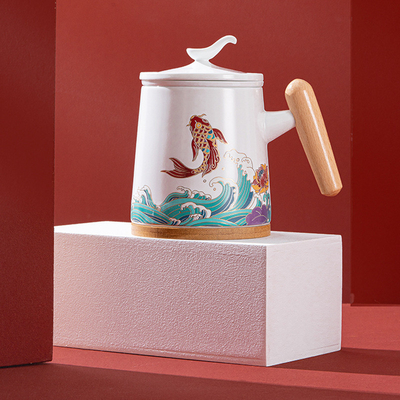 Customized Ceramic Tea Set for Business Companion Gift and Logo Printing