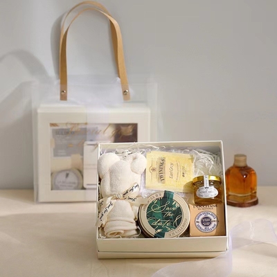 UV Printing Little Bear Towel Gift Box Set for Business Gifting from High Sense Company