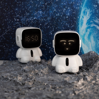 2 Color Graphics Printing Cute Fun Robot USB Desktop Digital Timer for Enterprise Gift
