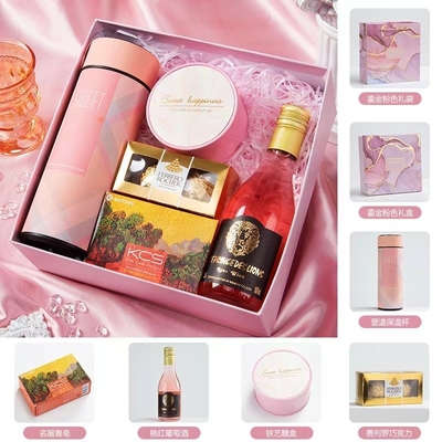 Customer's Logo Accompanying Hand Gift for Bridesmaids and Groom's Final Gift Box