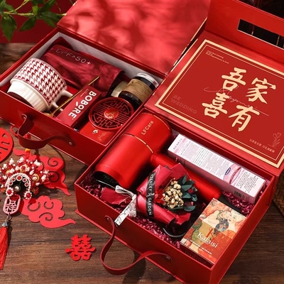 Wedding Companion Gift Box Bridesmaid and Best Man Gift 1 Color Printing for Graphics