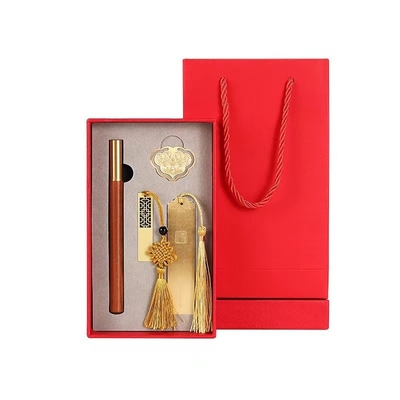 Alumni Relations and Class Reunions Classical Cultural Gift Box Set with Wooden Pen