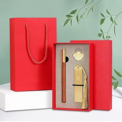 Alumni Relations and Class Reunions Classical Cultural Gift Box Set with Wooden Pen