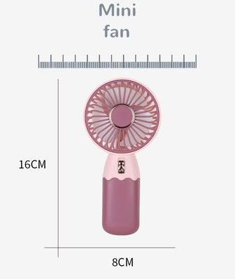 Creative Cartoon Mini Handheld Cooling Small Fan Portable USB Charging Phone Stand Small Fan 2024 RAMADAN Product