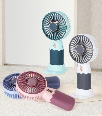 Creative Cartoon Mini Handheld Cooling Small Fan Portable USB Charging Phone Stand Small Fan 2024 RAMADAN Product