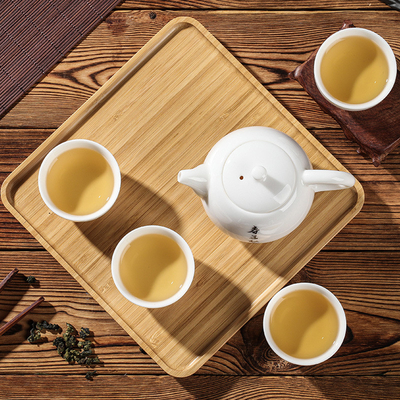 Elegant Dragon Boat Festival Souvenir Portable Tea Set with Pot Cups Tray Towel and Bag