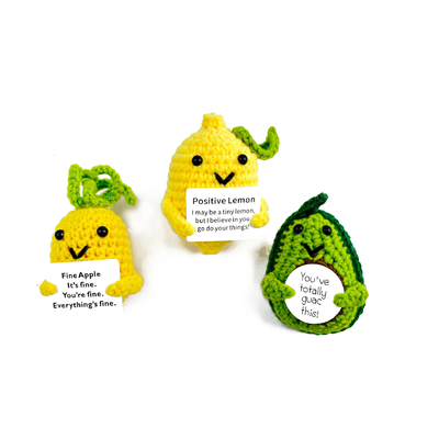 Potato Doll Pendants Handmade Knitted Toy Gift with Positive Energy Customized Size