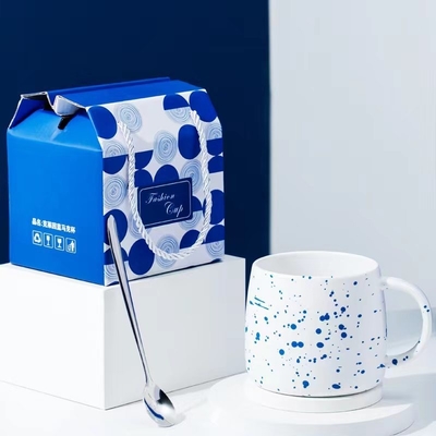 Customized Logo Accepted Geful Home Klein Blue Mug Color Boxrac for Year Occasion