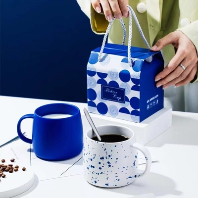 Customized Logo Accepted Geful Home Klein Blue Mug Color Boxrac for Year Occasion