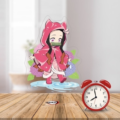 Ghost Slayer Blade Acrylic Standing Card for Student Anime Desktop Cartoon Souvenir