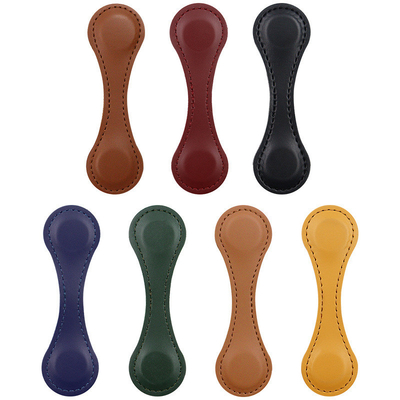 Color Printing for Graphics 5 Color Leather Bookmark Double Sided Hand Clip Promotion
