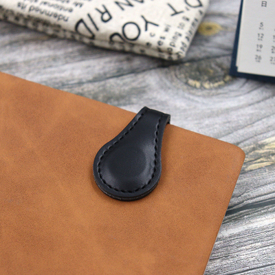 Color Printing for Graphics 5 Color Leather Bookmark Double Sided Hand Clip Promotion